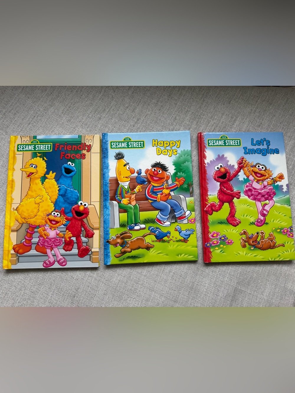 3 Sesame Street Books